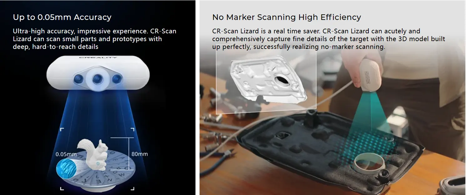 CR-Scan Lizard 3D Scanner Luxury Combo